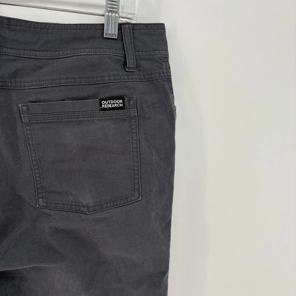 Outdoor Research Shastin Pants Mens 32X32‎ Gray Stretch Chino Casual Travel Hike